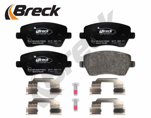 Placute frana BRECK 239730065100